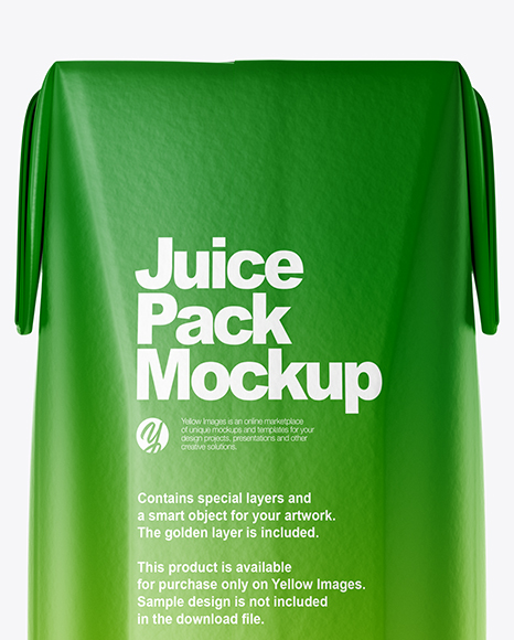 250ml Matte Juice Carton Package Mockup