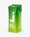 250ml Matte Juice Carton Package Mockup