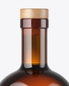 Amber Glass Bottle Mockup