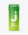 250ml Matte Juice Carton Package Mockup