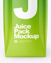 250ml Matte Juice Carton Package Mockup