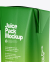 250ml Matte Juice Carton Package Mockup