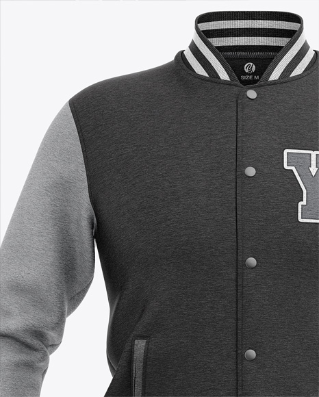 Heather Varsity Jacket