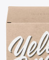 Kraft Paper Box Mockup