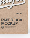 Kraft Paper Box Mockup