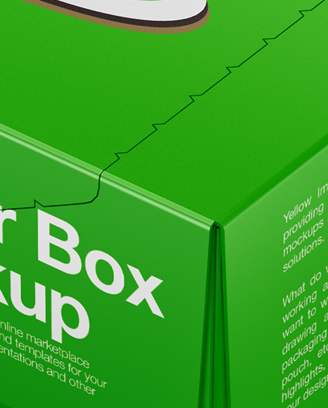 Paper Box Mockup