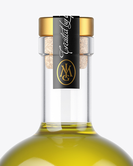 Olive Oil Bottle Mockup