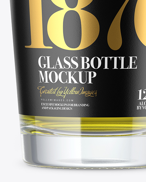 Olive Oil Bottle Mockup