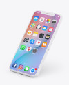 Clay Apple iPhone X Mockup