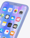 Clay Apple iPhone X Mockup