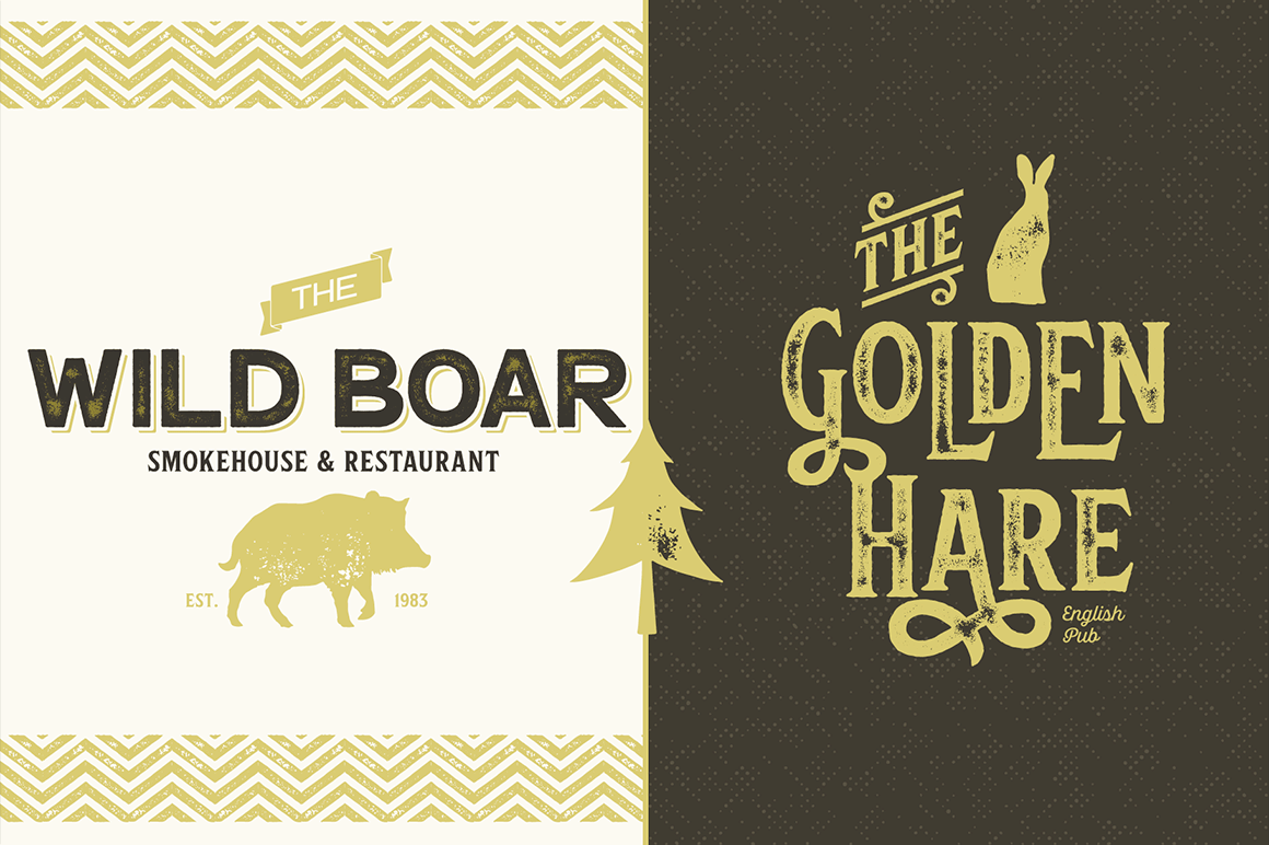 Hops & Barley Font Collection Hops & Barley Font Collection