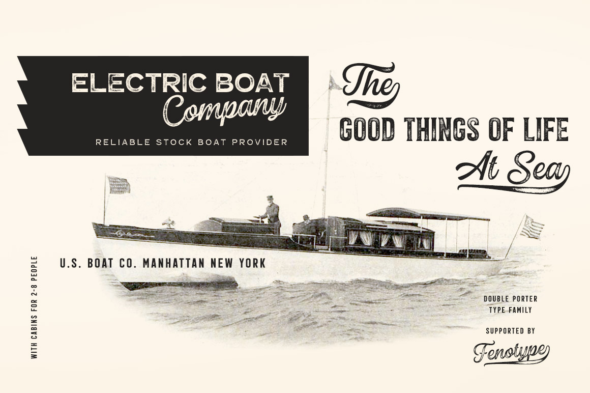 Double Porter 12 fonts + extras Double Porter 12 fonts + extras