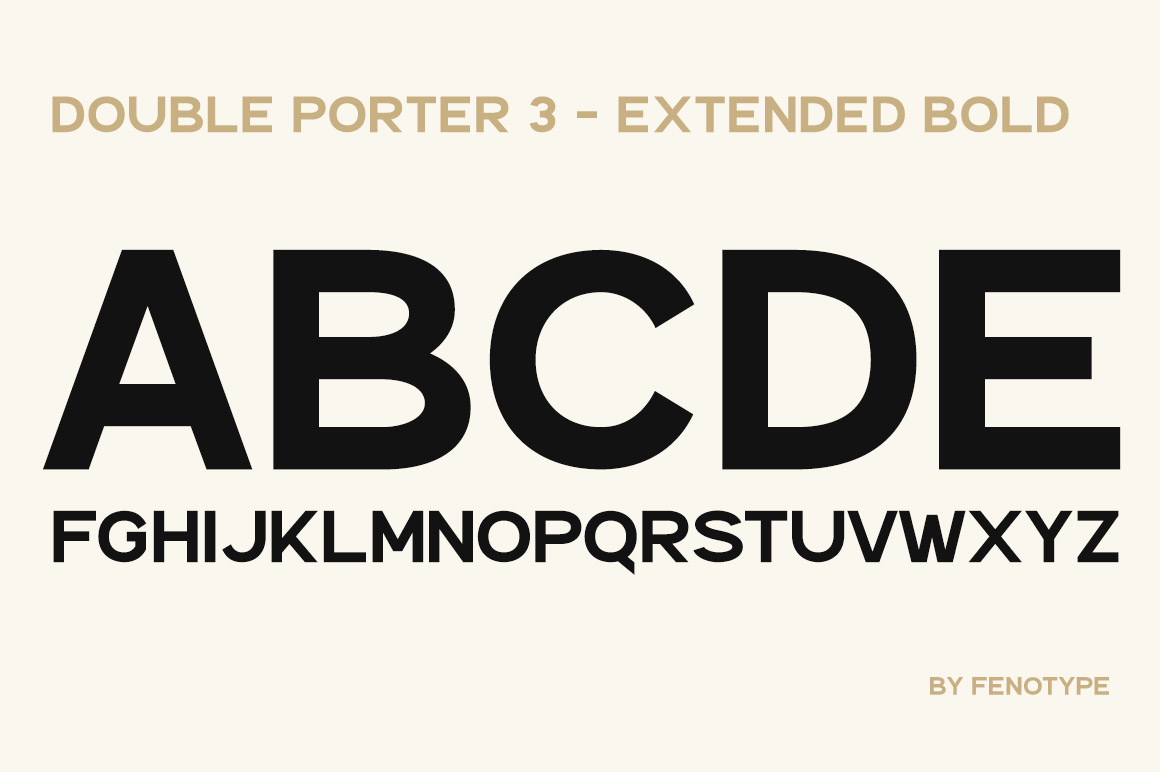 Double Porter 12 fonts + extras