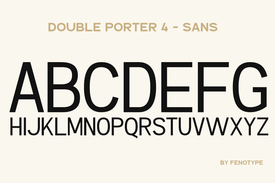Double Porter 12 fonts + extras Double Porter 12 fonts + extras