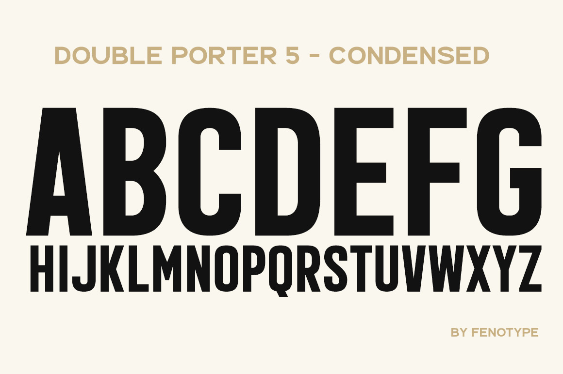Double Porter 12 fonts + extras Double Porter 12 fonts + extras
