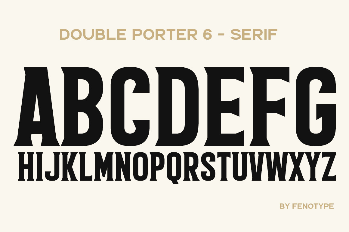 Double Porter 12 fonts + extras Double Porter 12 fonts + extras