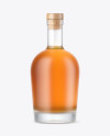 Frosted Glass Whisky Bottle Mockup