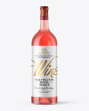 1.5L Pink Wine Bottle With Cork Mockup