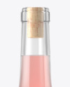 1.5L Pink Wine Bottle With Cork Mockup