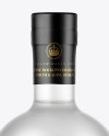 Frosted Glass Vodka Bottle Mockup