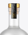 Frosted Glass Vodka Bottle Mockup