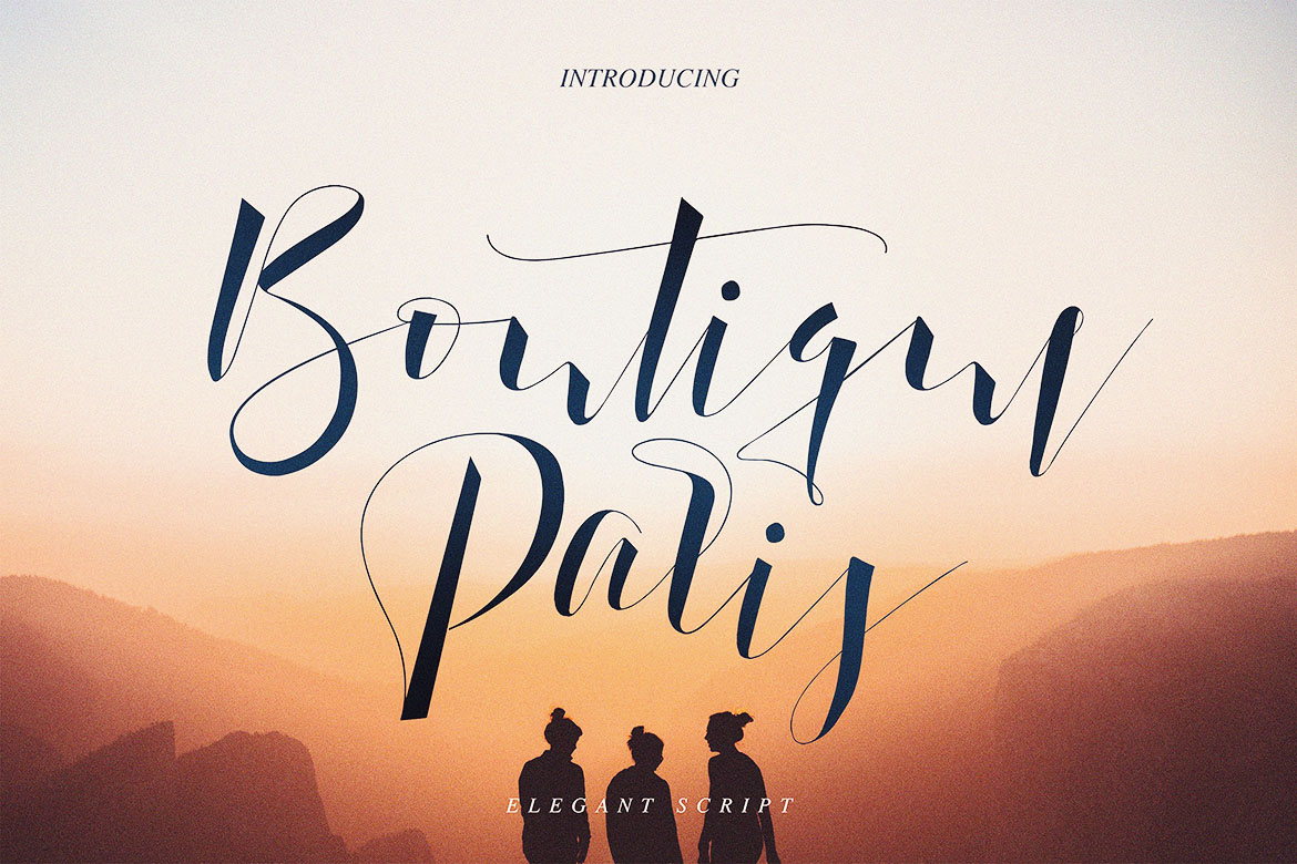 Boutique Paris - Modern Script Boutique Paris - Modern Script