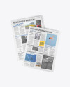 Two Newspapers Mockup