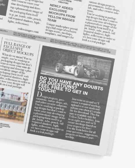 Two Newspapers Mockup