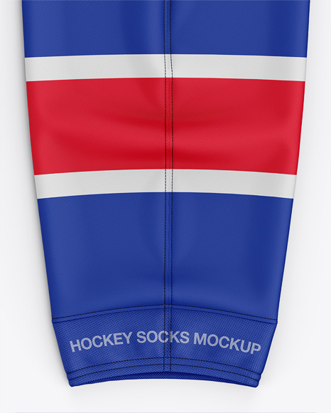 Hockey Socks Mockup - Top View