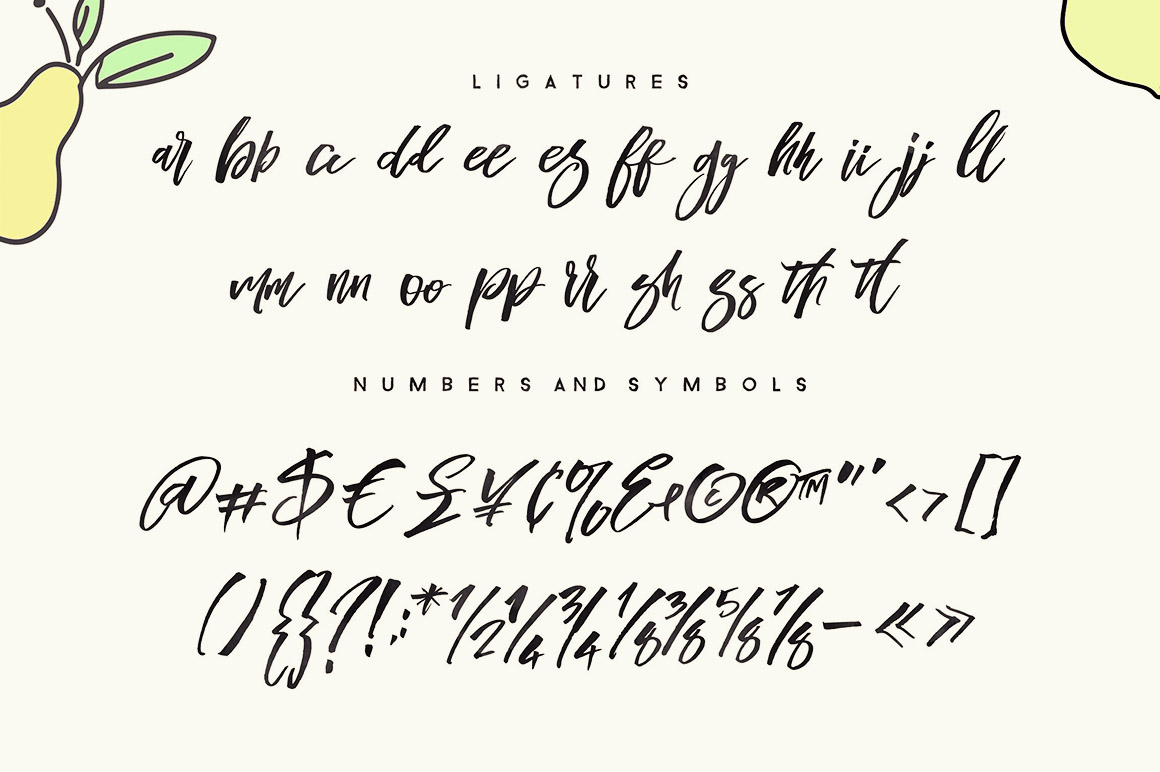 Blomming - Brush Font Blomming - Brush Font