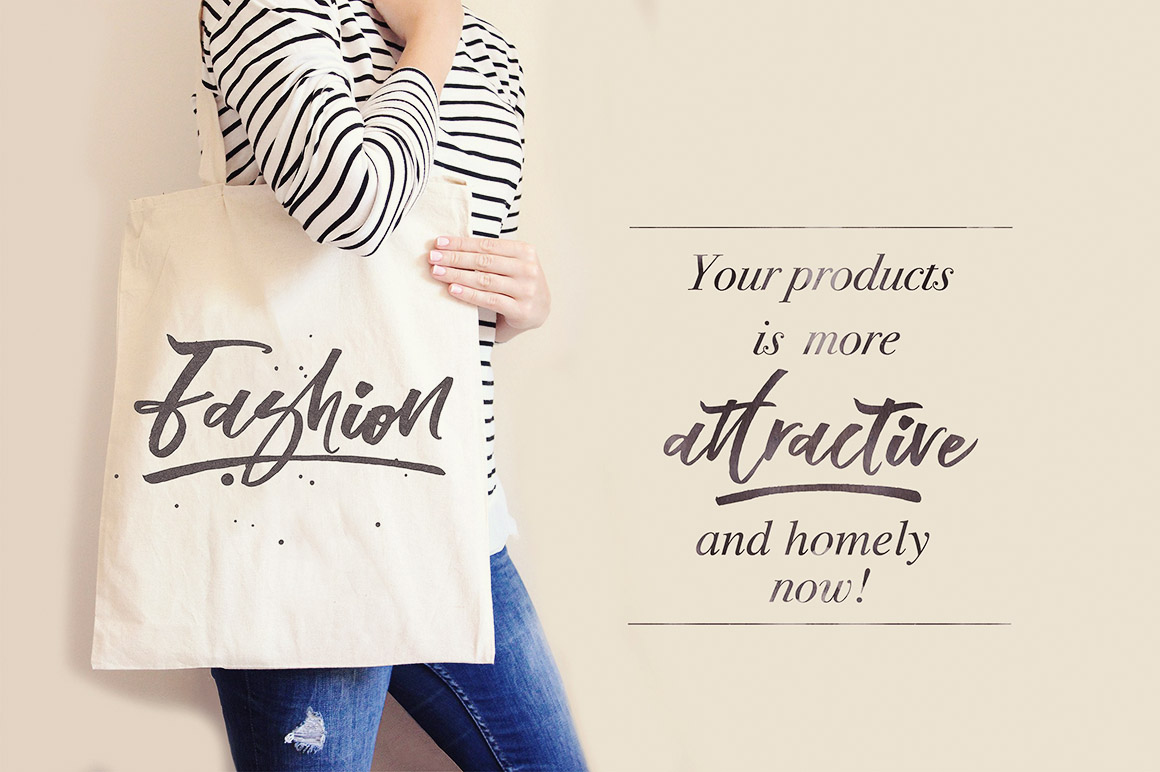 Blomming - Brush Font Blomming - Brush Font