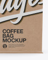 Kraft Paper Bag Mockup - Front View