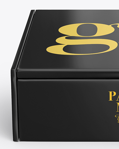 Glossy Paper Box Mockup