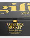 Glossy Paper Box Mockup