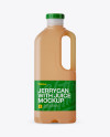 Frosted Plastic Juice Jug Mockup