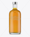 700ml Matte Glass Whiskey Bottle Mockup