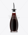 Dark Soy Sauce Glass Bottle Mockup