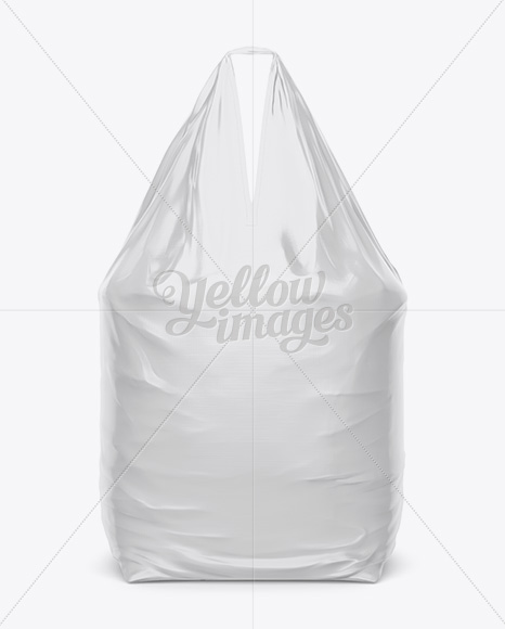 1000kg Concrete Plastic Bag Mockup - Front View