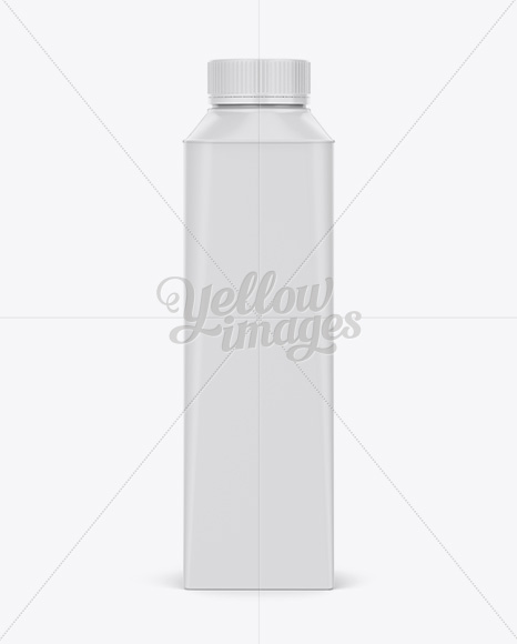 1L Matte Bottle Mockup - Front View