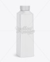 1L Matte Bottle Mockup - Halfside View