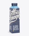 1L Matte Bottle Mockup - Halfside View