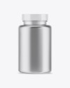 Metallic Pills Bottle Mockup