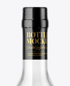 Clear Glass Bottle Mockup