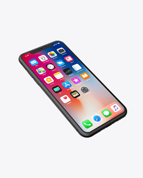 Clay Apple iPhone X Mockup