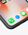 Clay Apple iPhone X Mockup