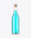 Clear Glass Bottle Mockup