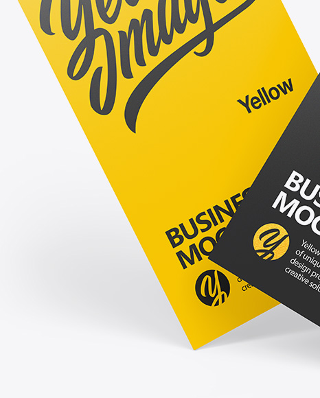 Two Business Cards Mockup