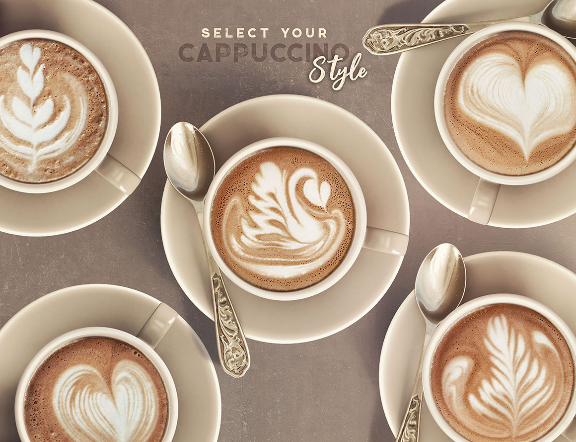 Coffee &amp; Barista Mock-up Creator