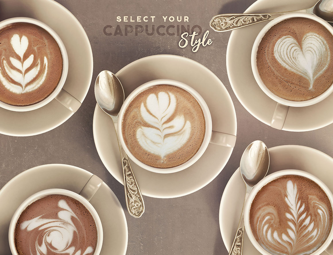 Coffee &amp; Barista Mock-up Creator