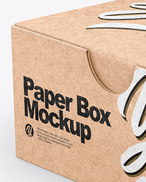 Kraft Box Mockup